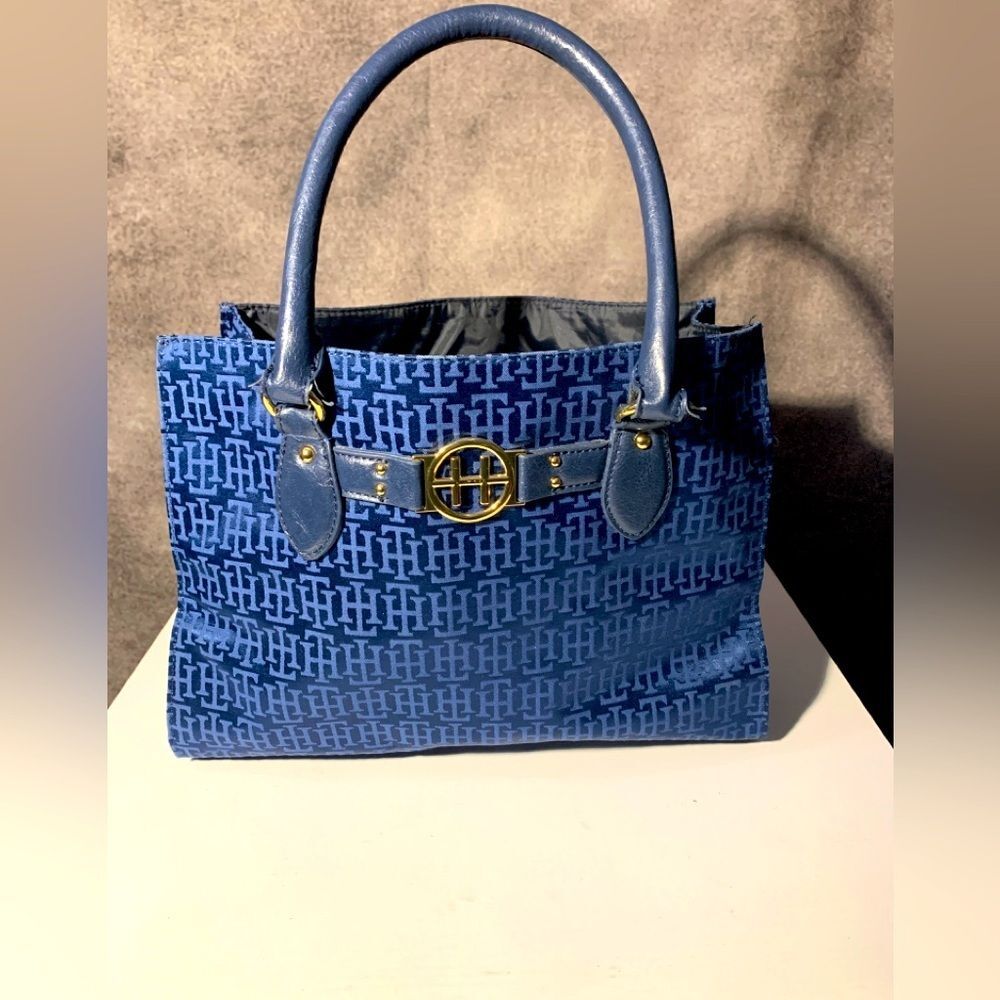 Tommy Hilfiger Navy Blue Tote Bag - Picture 1 of 9